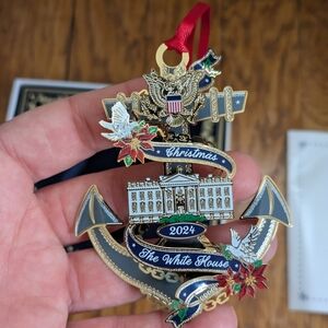 White House Christmas Ornament 2024